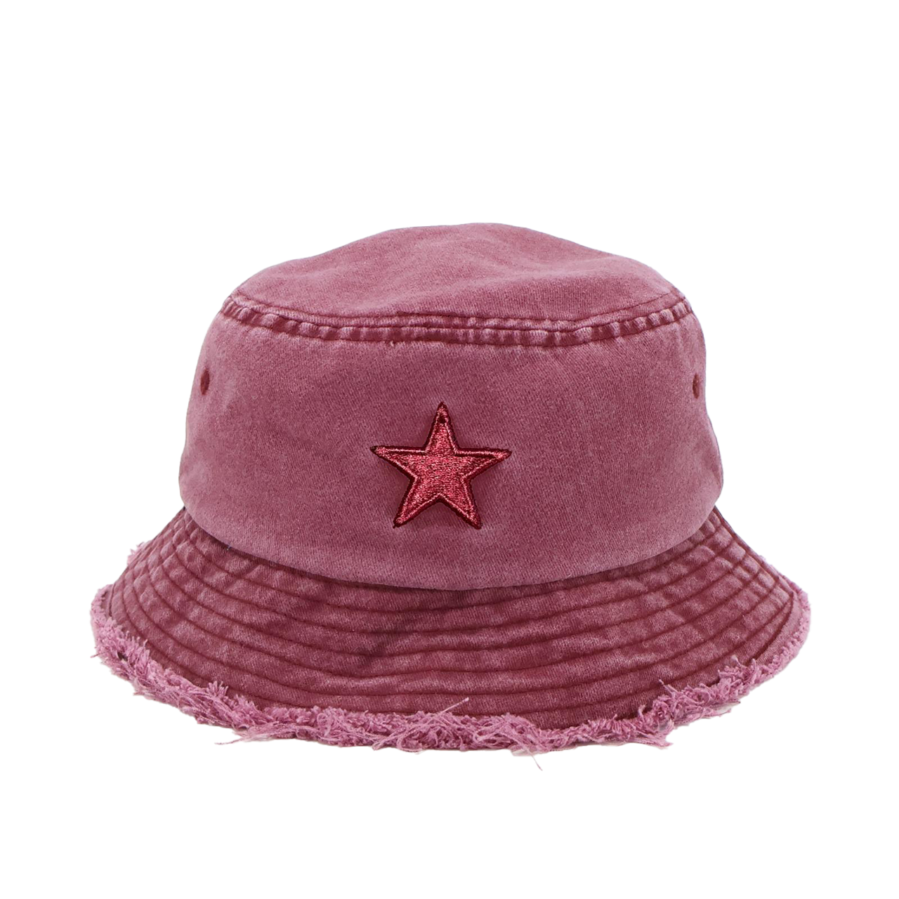 “2028” Limited Edition Distressed Denim Bucket Hat