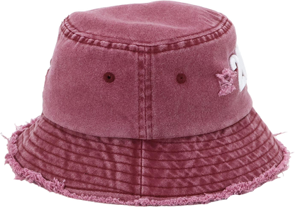 “2028” Limited Edition Distressed Denim Bucket Hat