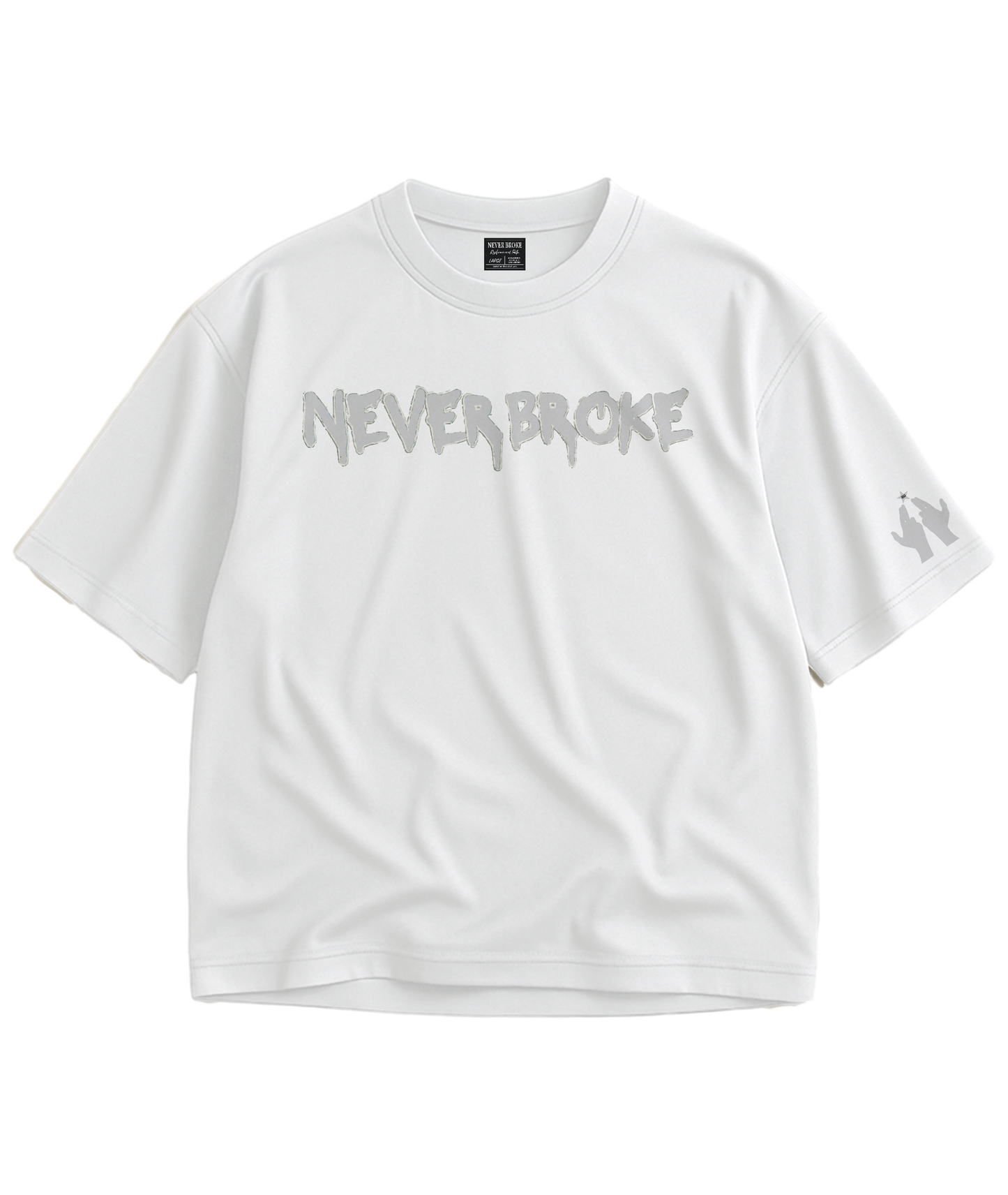 NEVER BROKE “Mask” GRAPHIC TEE