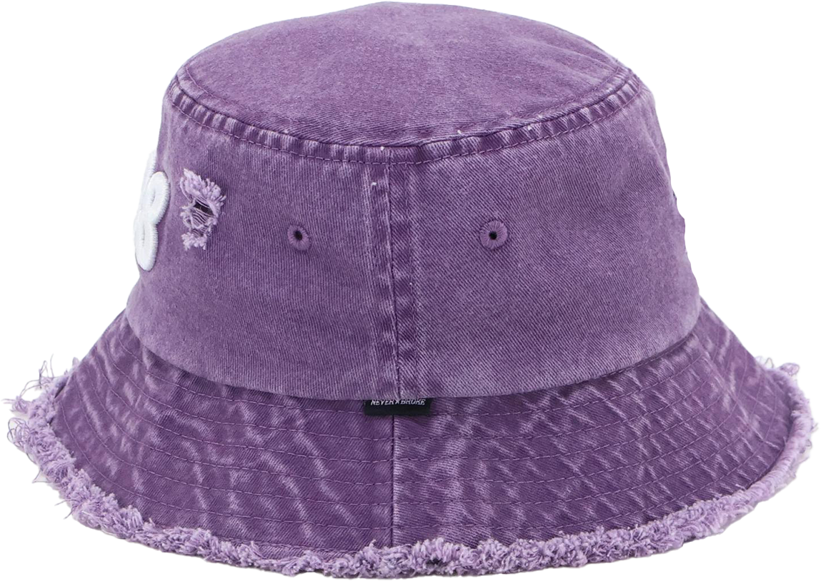 “2028” Limited Edition Distressed Denim Bucket Hat