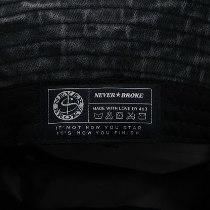 “2028” Limited Edition Distressed Denim Bucket Hat